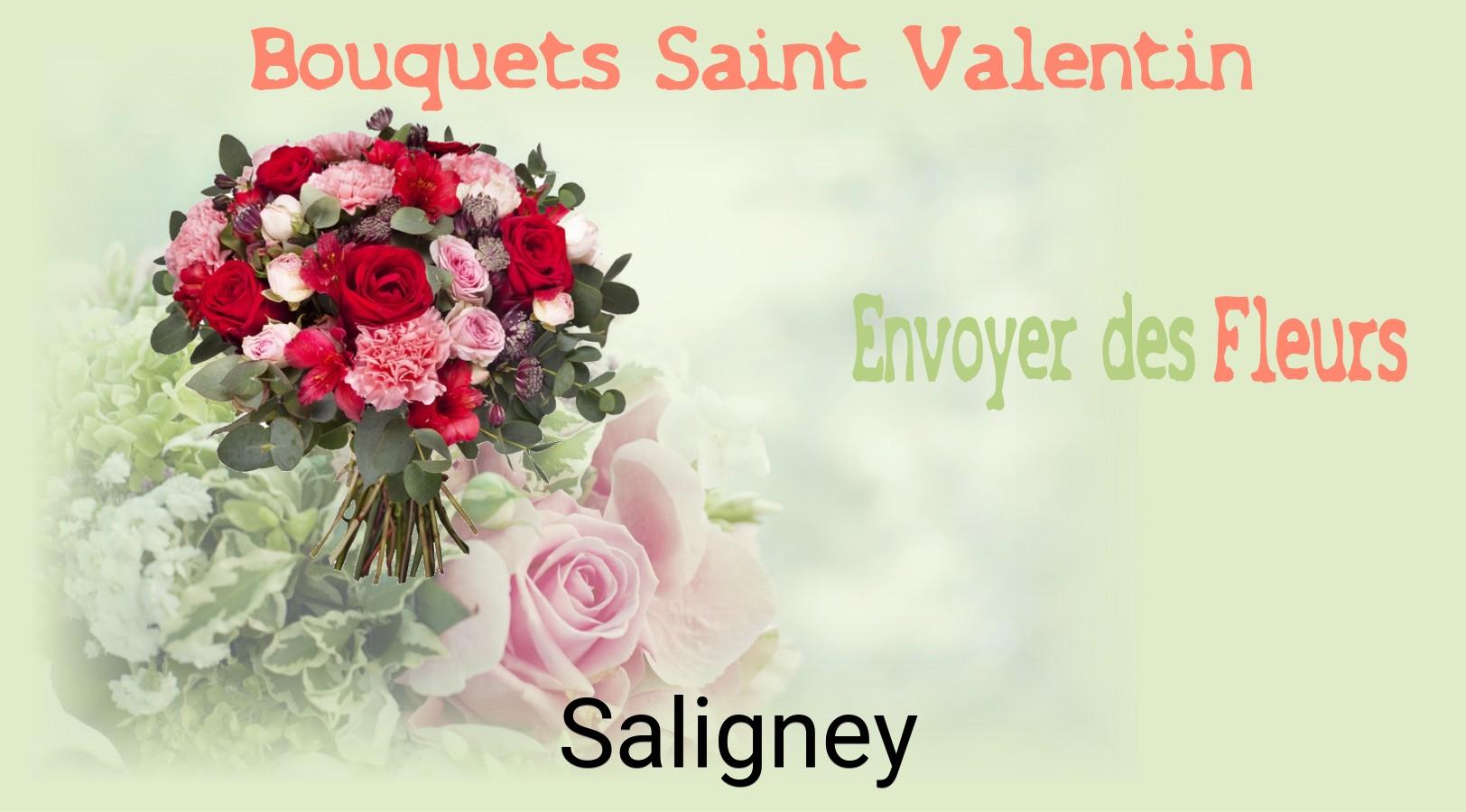 Roses de Saint-Valentin livrées à Saligney